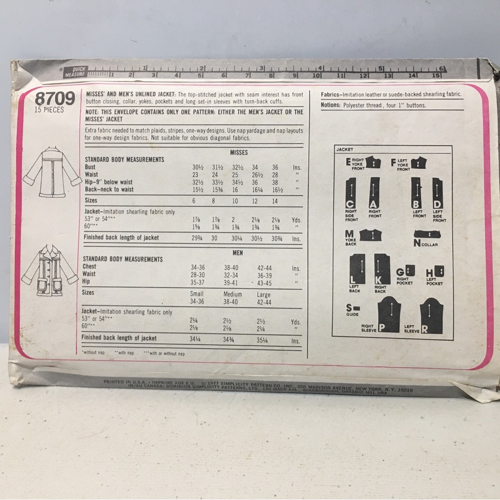 Simplicity 8709 - Picture 2 of 5